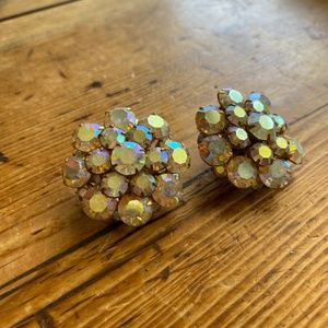 Vintage clip on earrings